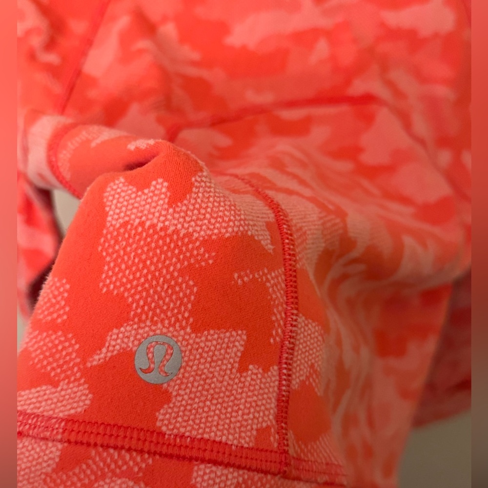 lululemon athletica Pink Coral Camo Half-Zip Sweatshirt - Picture 4 of 5
